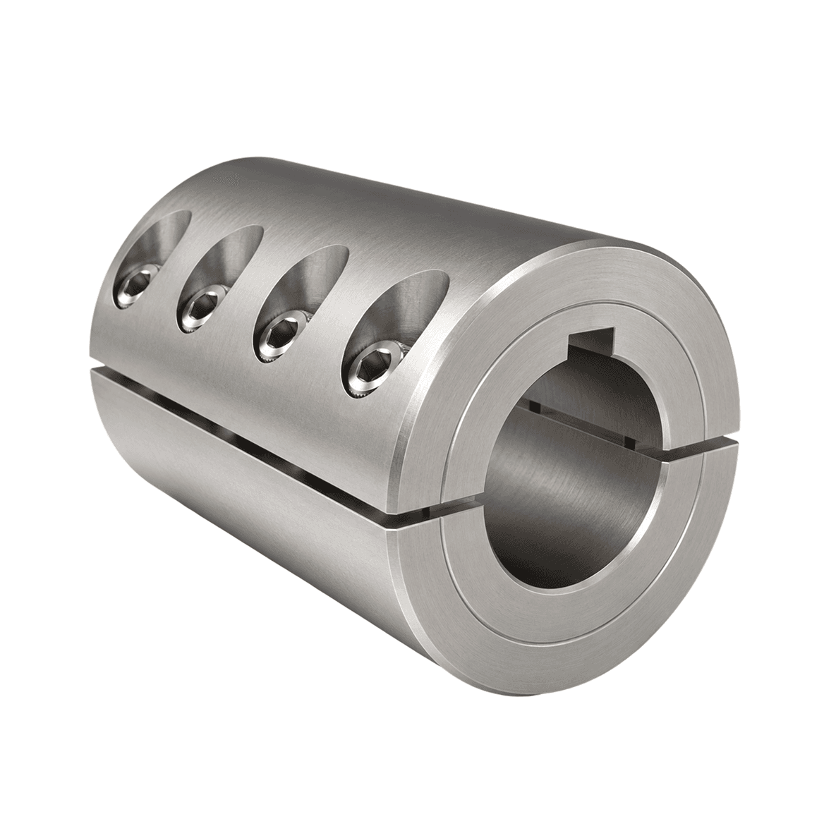 Stainless Steel With Keyways single split (heavy)